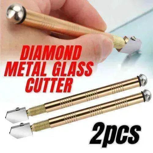 2Pcs Professional Glass Cutter Metal Carbide Precision Anti-Skid Cutting Tools - Velora