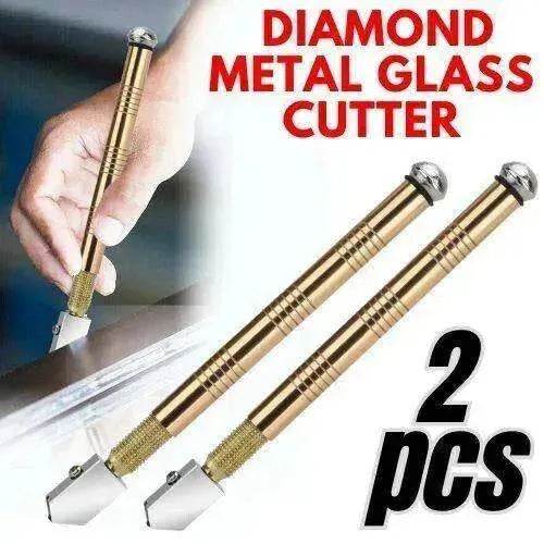 2Pcs Professional Glass Cutter Metal Carbide Precision Anti-Skid Cutting Tools - Velora