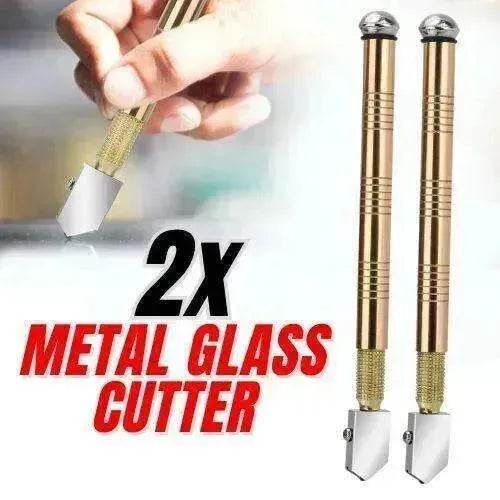 2Pcs Professional Glass Cutter Metal Carbide Precision Anti-Skid Cutting Tools - Velora