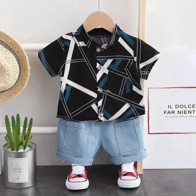 Cross-border Suit Short Sleeve Two-piece - Velora