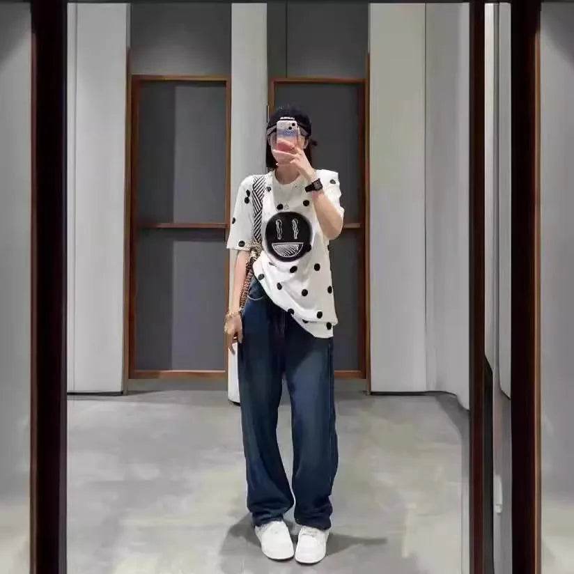 High Waist Elastic Baggy Jeans Pant For Women - Velora