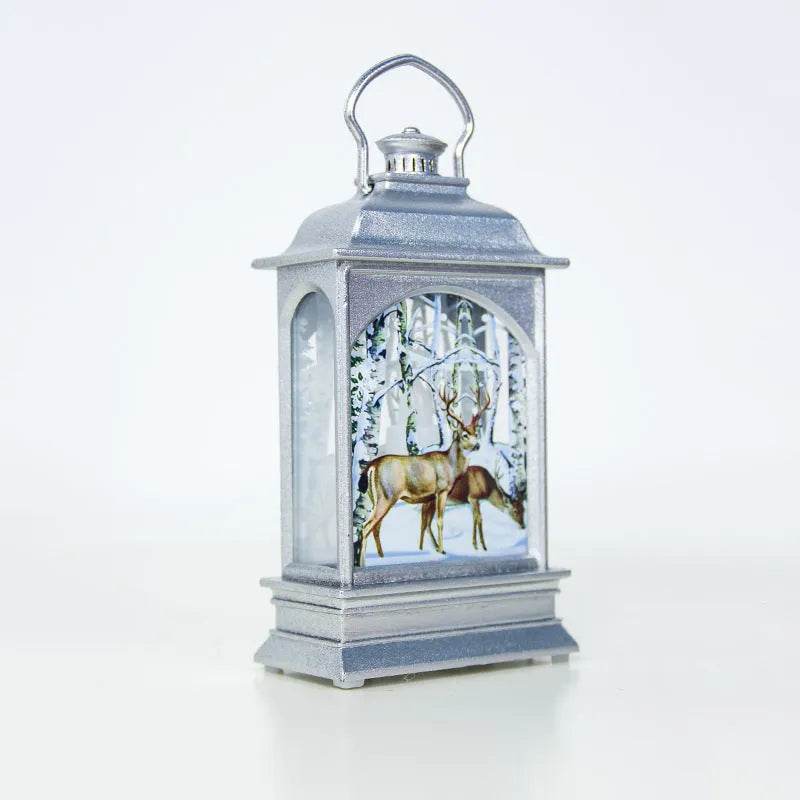 Christmas Decorations Portable Christmas Light Painted Transparent Ornaments - Velora