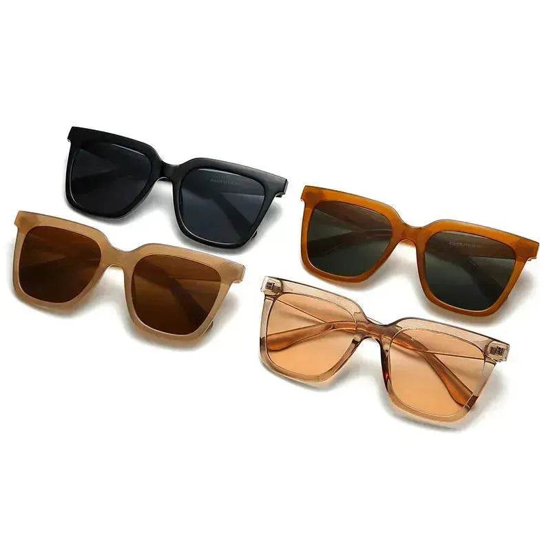 European And American Women Oversized Vintage Polarized Sunglasses Square Cute Trendy Classic Simple shade - Velora