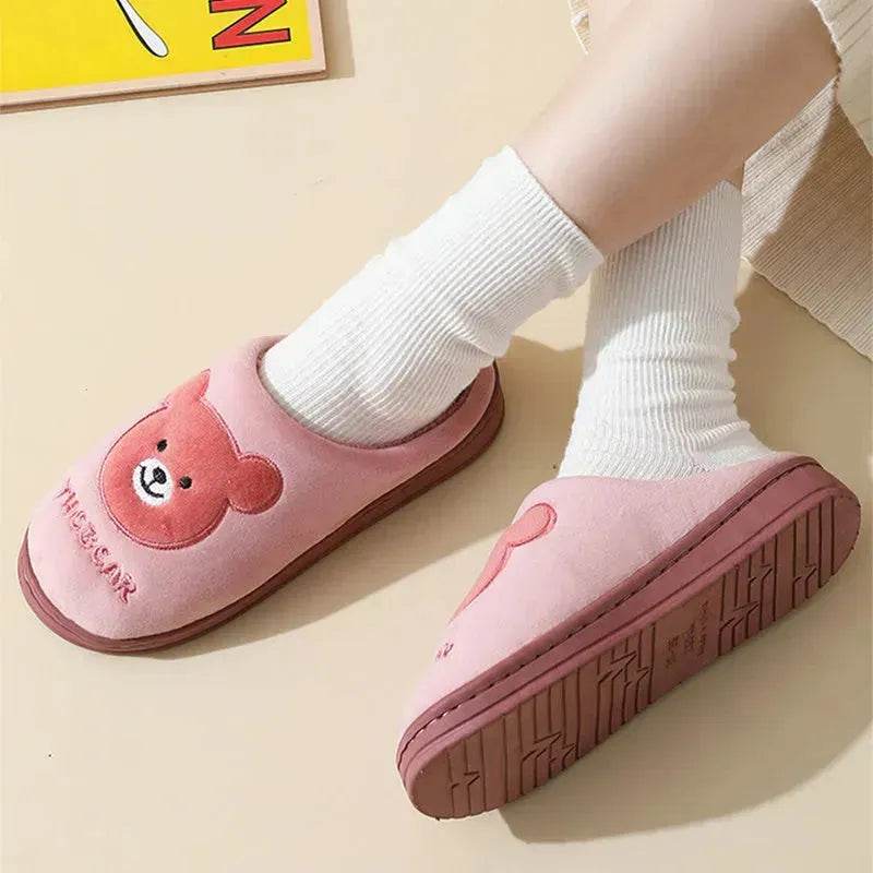 Cotton Slippers For Women In Autumn And Winter, Thick Soled And Warm At Home, Dormitory Slippers For Men - Velora