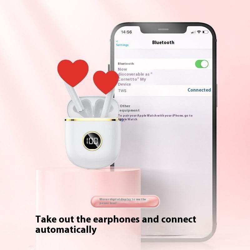 Wireless Bluetooth earphone Noise-canceling Wireless earbuds Low Latency High Sound Quality - Velora