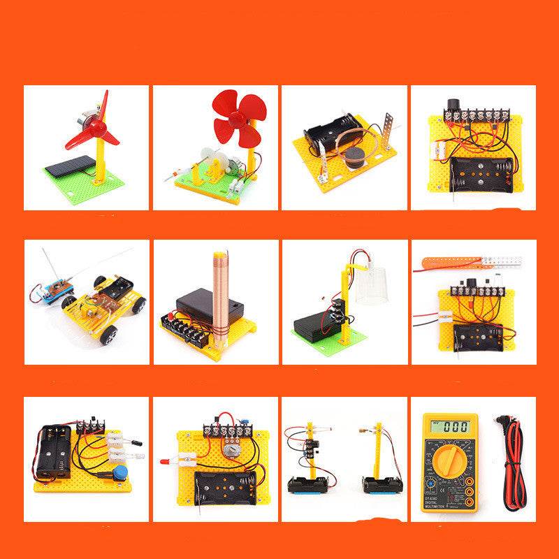 Handmade DIY Electronic Science Experiment Set Students Physical Puzzle - Velora