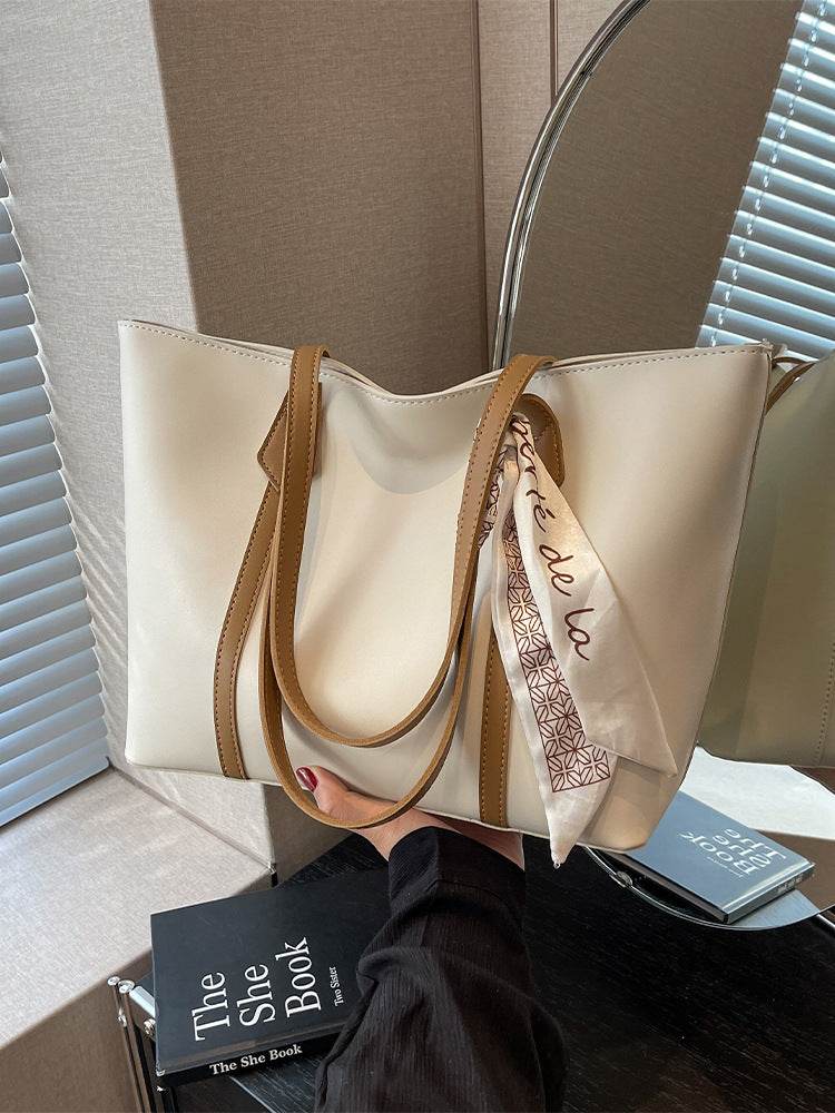 New And Simple Tote Bag Large Capacity Casual Versatile Bucket Fashion Shoulder Large-capacity Crossbody Bag - Velora
