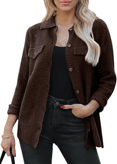 European And American Lapel Women's Cardigan Top