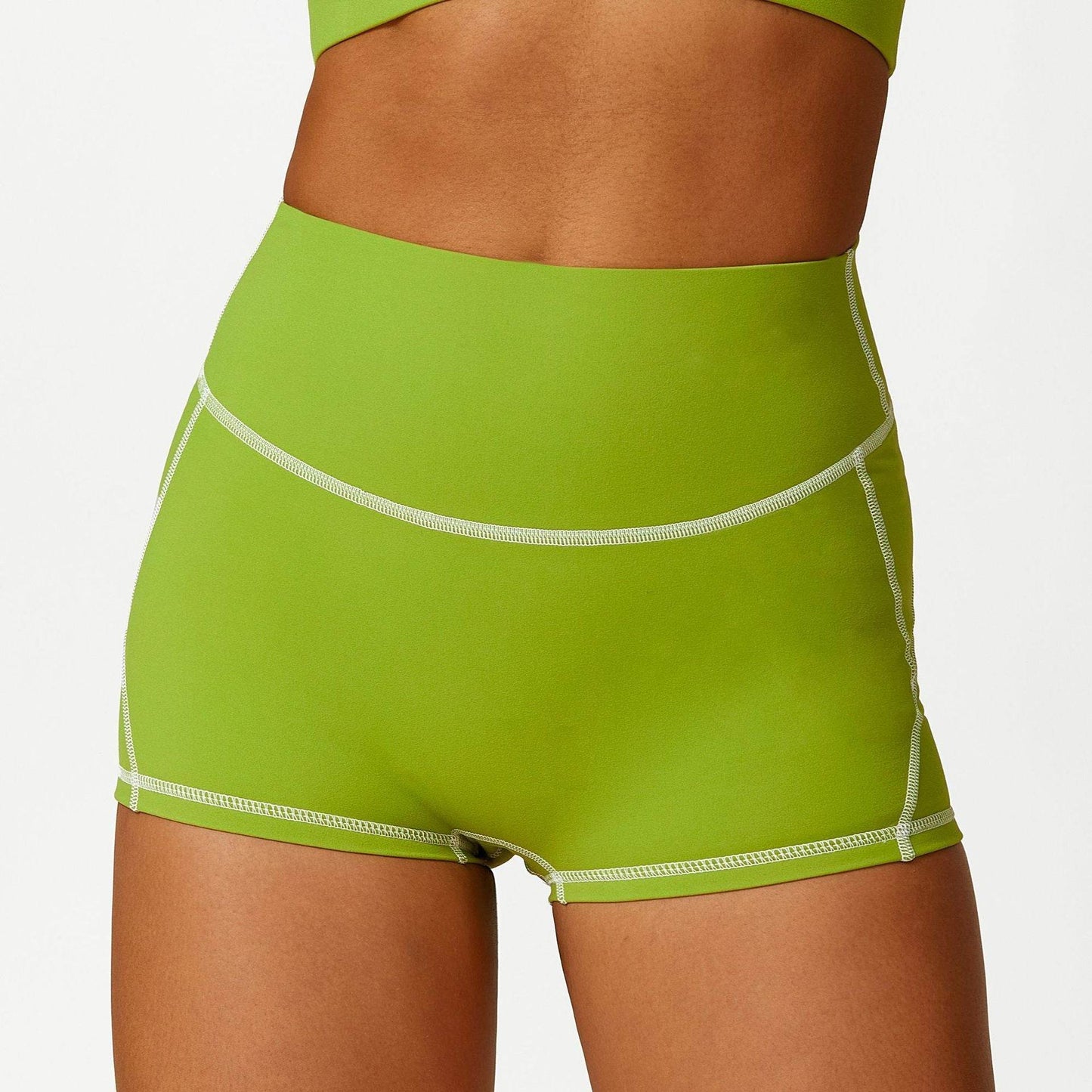 High Waist Hip Lift No Embarrassment Line Stretch Leggings Sports Back Shaping Bra - Velora