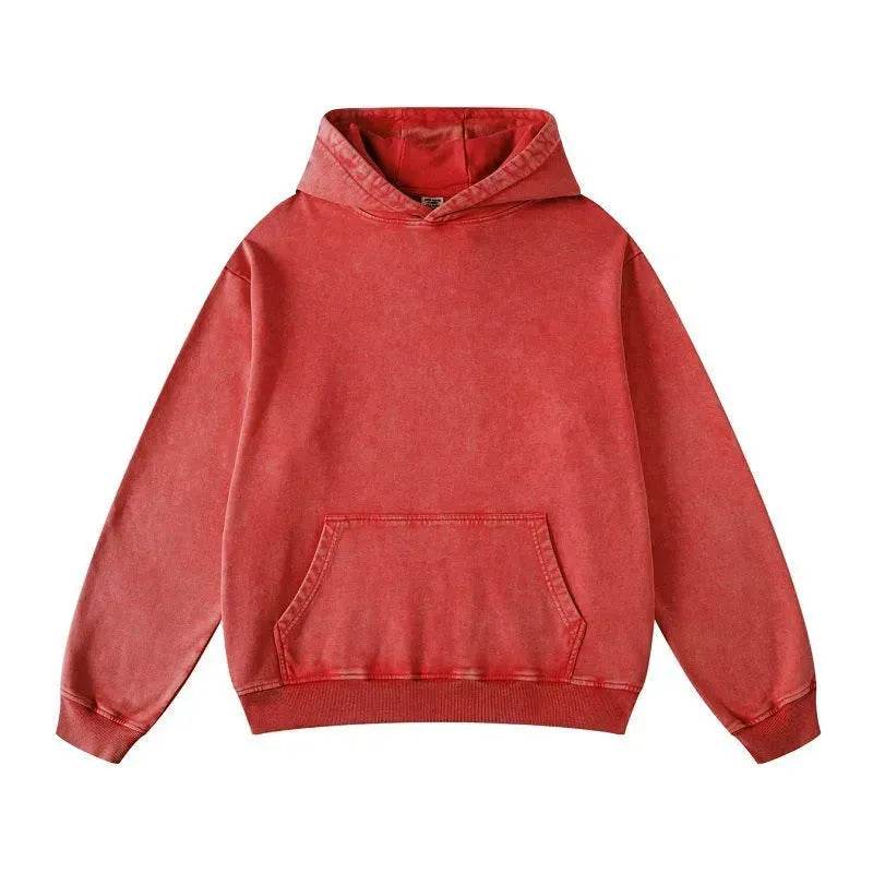 Fall Winter Thick Pullover Hoodie Sweatshirts For Men