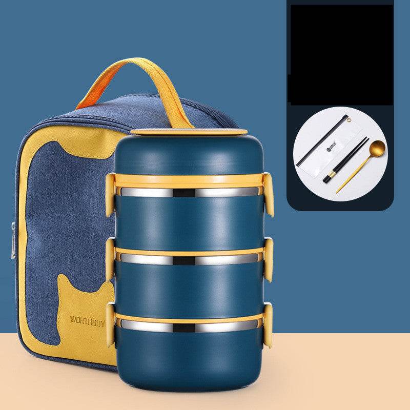 304 Stainless Steel Multi-layer Thermal insulated lunch container - Velora