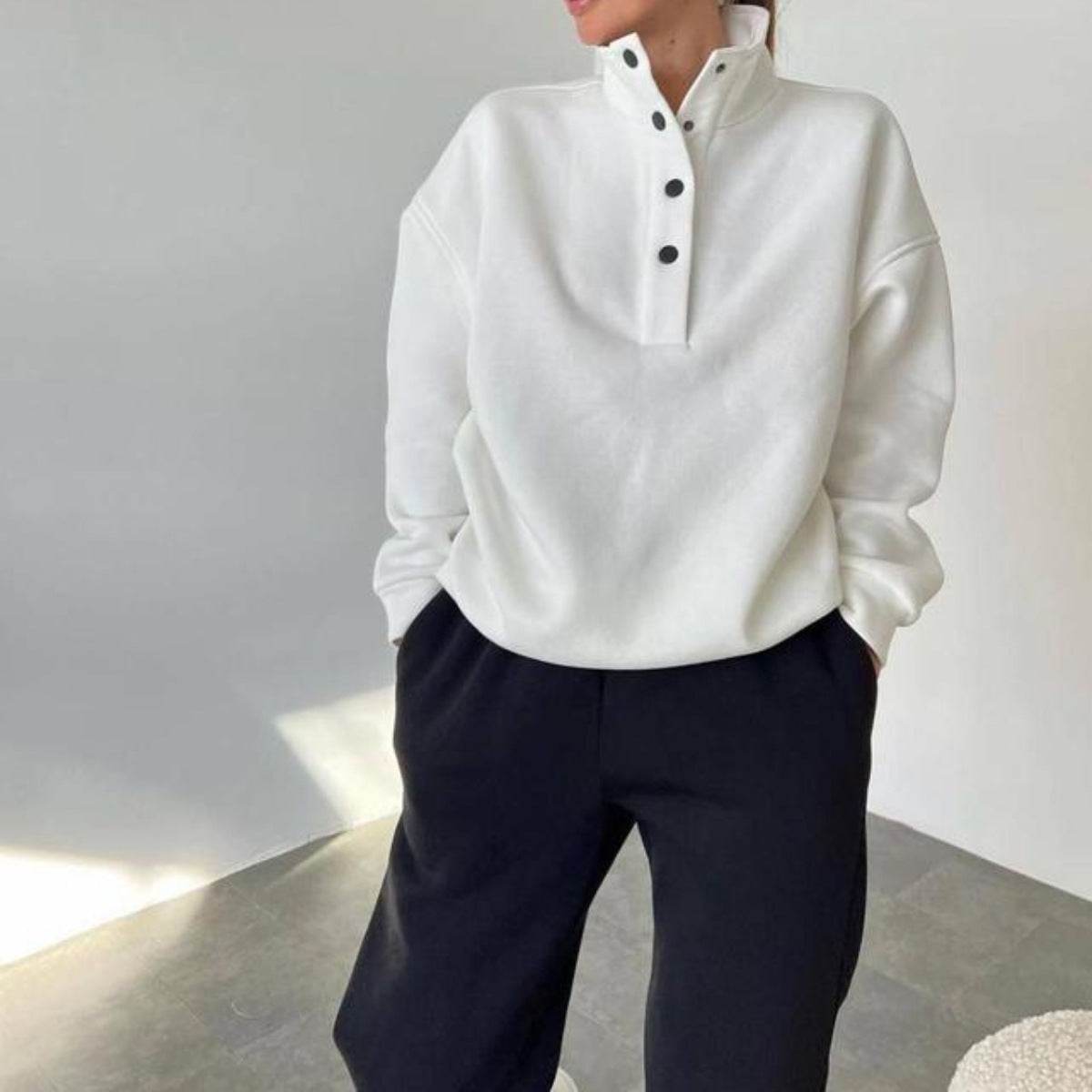Oversized Solid Casual Pullovers Long Pant Set Warm Hoodie New Tracksuit Suit Fashion Pant Sets Sets For Women 2 Pieces - Velora