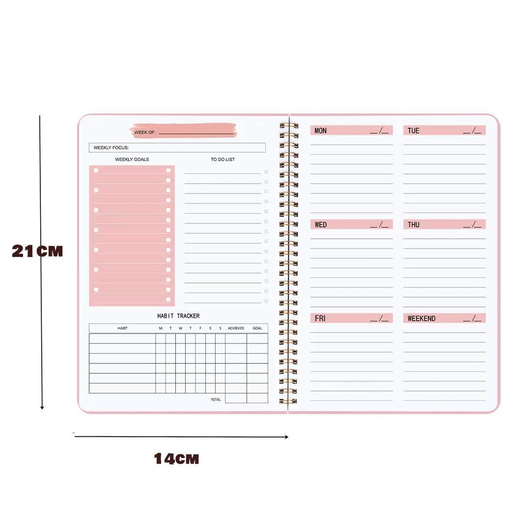 A5 Agenda Planner Notebook Diary - Velora