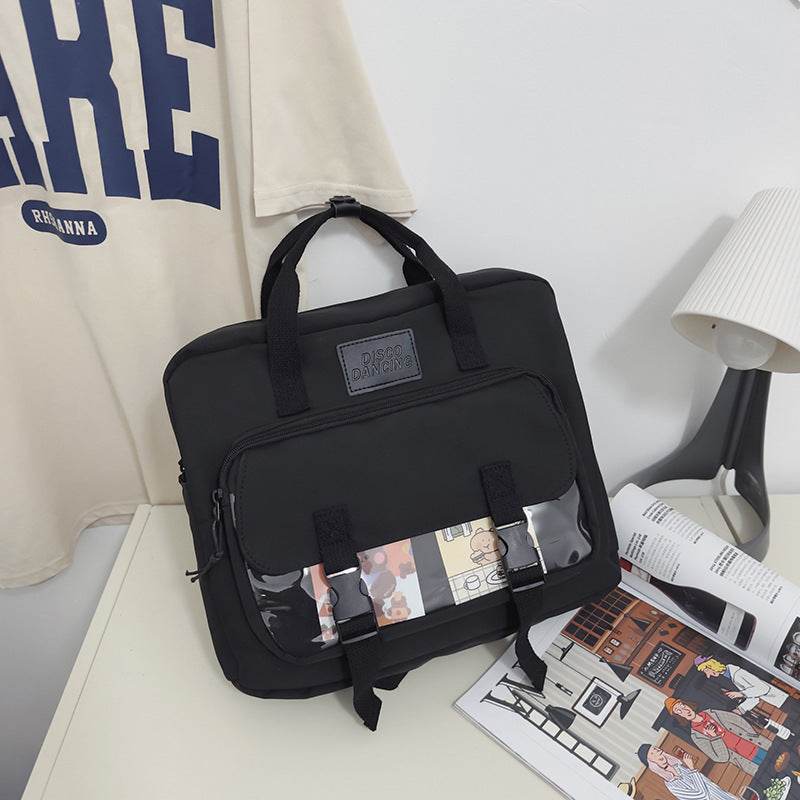 Lightweight College Soft Girl Tote Backpack Laptop Bag - Velora