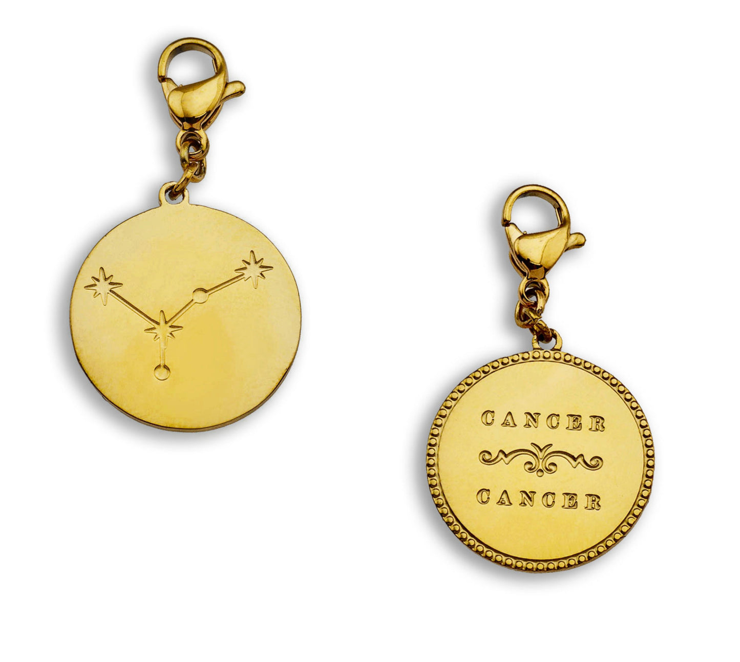 ZODIAC CONSTELLATION Double Sided Charm - Velora