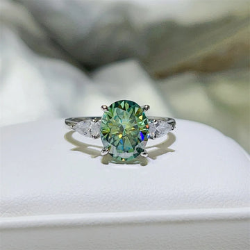 3 Carat Moissanite 925 Sterling Silver Ring - Velora Luxury Fashion