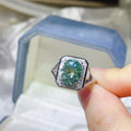 3 Carat Moissanite Engagement Square Ring - Velora Luxury Fashion