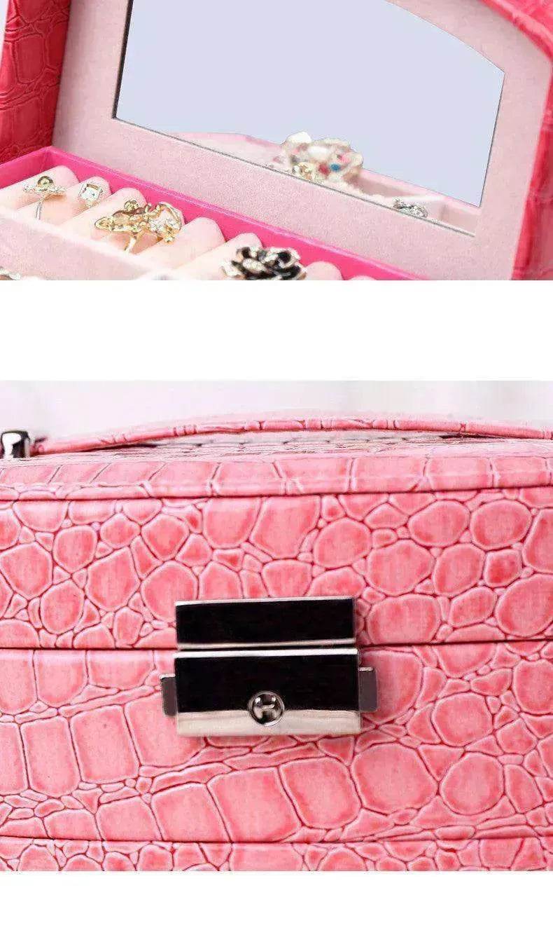 3 Layers Leather Jewelry Boxes - Velora