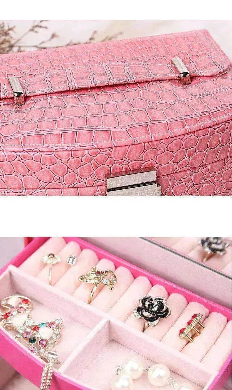 3 Layers Leather Jewelry Boxes - Velora