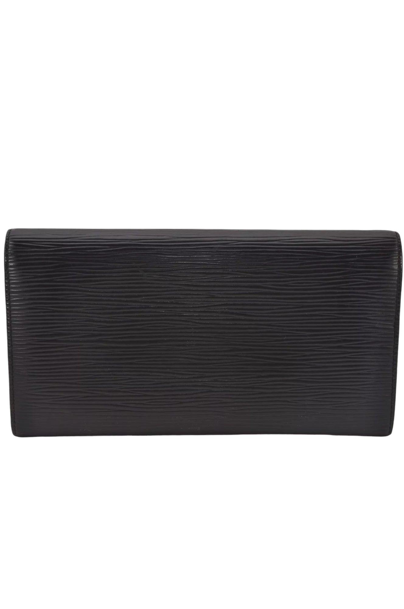 Louis Vuitton Epi Pochette Porte Monnaie Credit Wallet M63572 Black 8020K - Velora
