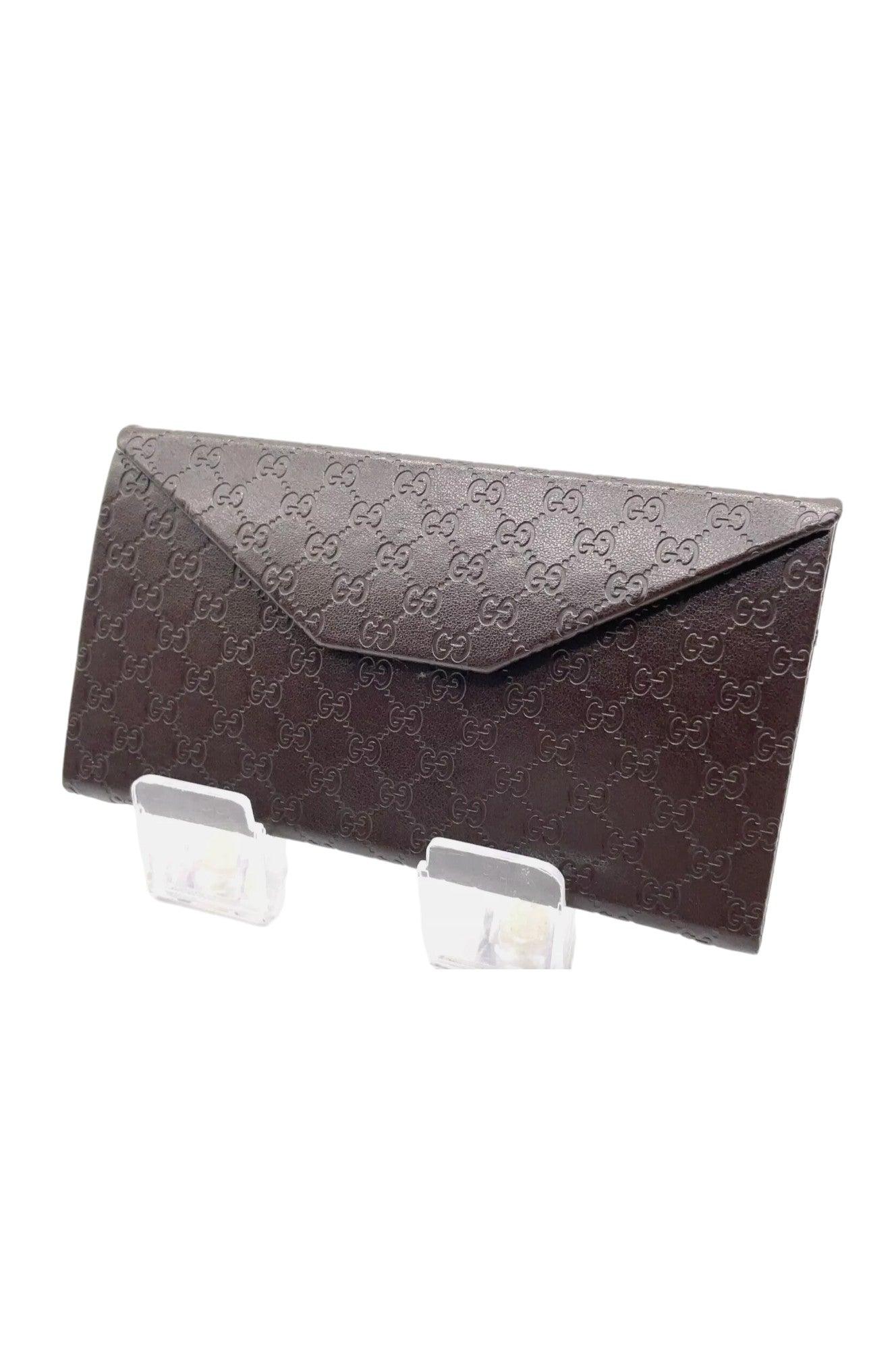 Gucci Micro GG Brown Glasses Case SK080071 - Velora