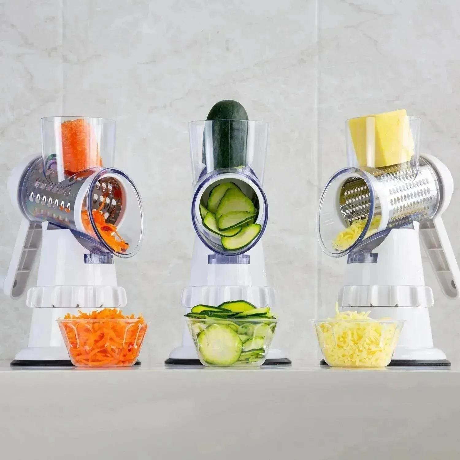 3 In 1 Vegetable Slicer Manual Kitchen Accessories Grater shredder For Vegetable Cutter chopper Home Kitchen Supplies Kitchen Gadgets - Velora