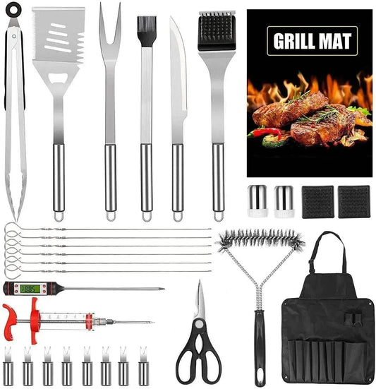 30-piece Set Of Skirt Bag Baking Set BBQ Tools Combination Apron Gift Set - Velora