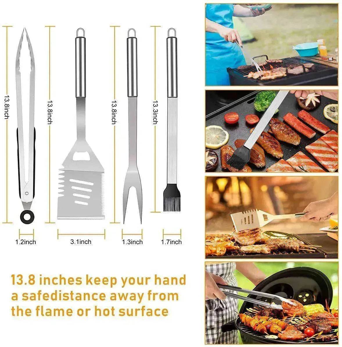 30-piece Set Of Skirt Bag Baking Set BBQ Tools Combination Apron Gift Set - Velora