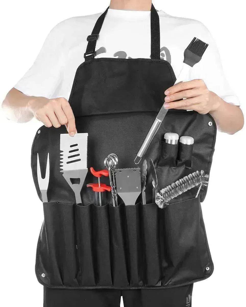 30-piece Set Of Skirt Bag Baking Set BBQ Tools Combination Apron Gift Set - Velora