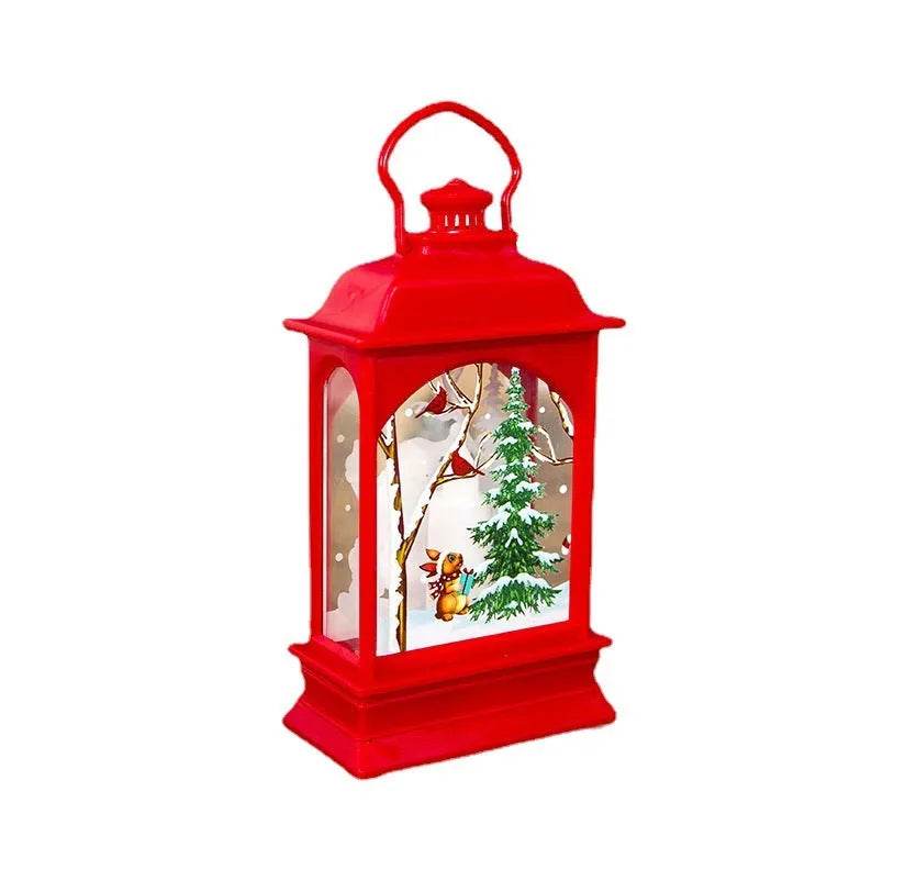 Christmas Decorations Portable Christmas Light Painted Transparent Ornaments - Velora