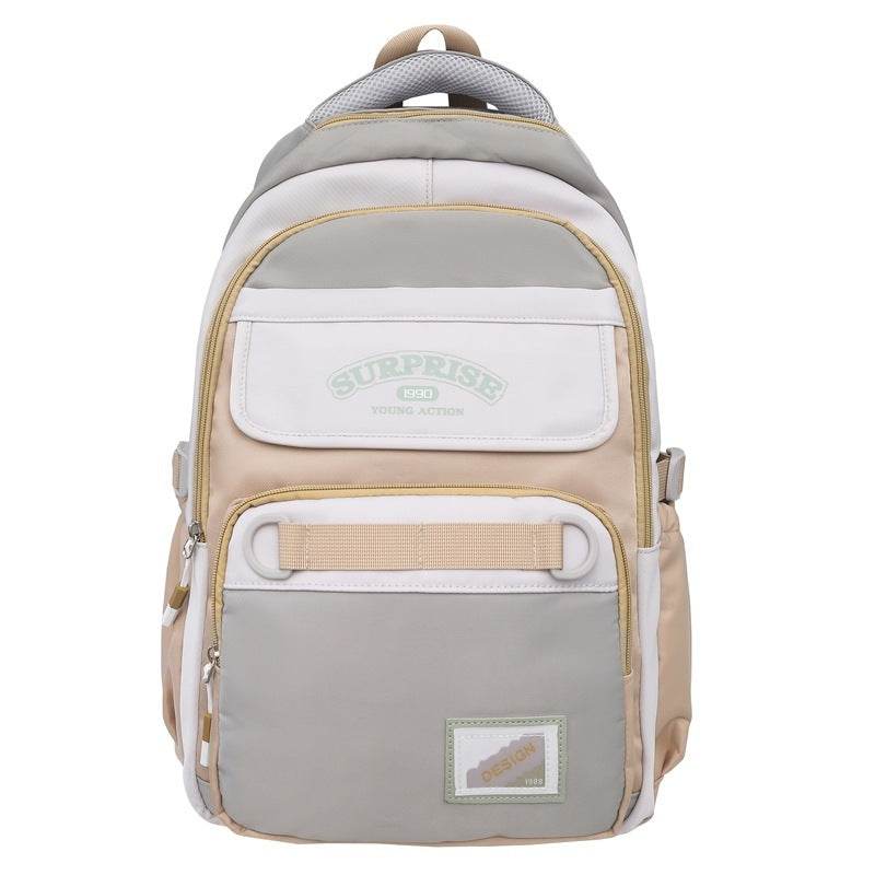 College Style Backpack Student Leisure Travel Large Capacity Backpack - Velora