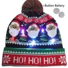 LED Light Christmas  Beanies
