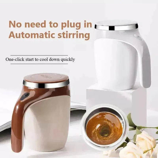 304 Food Grade Stainless Steel Rechargeable Automatic Model High Value Stirring Cup - Velora