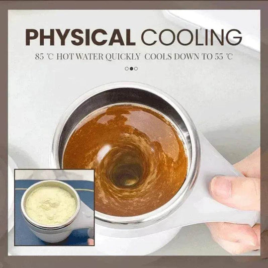 304 Food Grade Stainless Steel Rechargeable Automatic Model High Value Stirring Cup - Velora