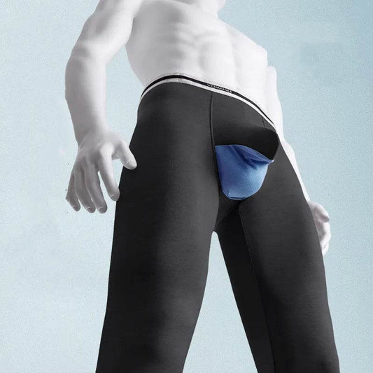 Rhinoceros Horn Big Bag Autumn Long John Pouch panties men's underwear