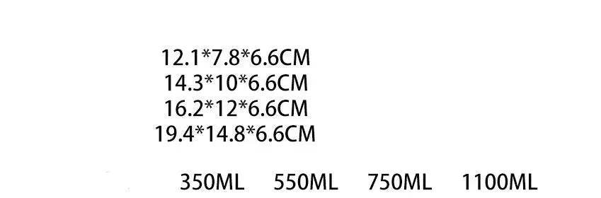 Silicone lunch containers - Velora