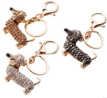 Beautiful Dachshund Keychain - Velora