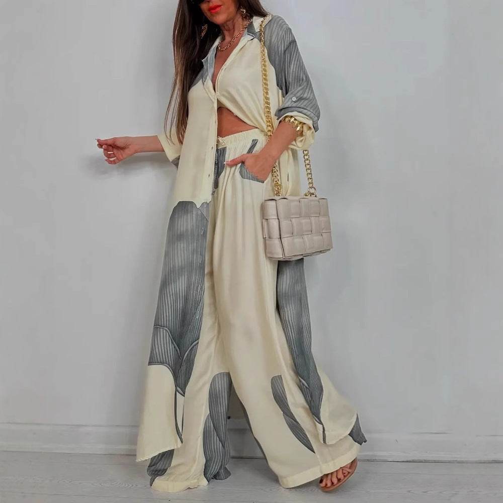 Women's Clothing Fashion Colorblock Loose Shirt - Velora