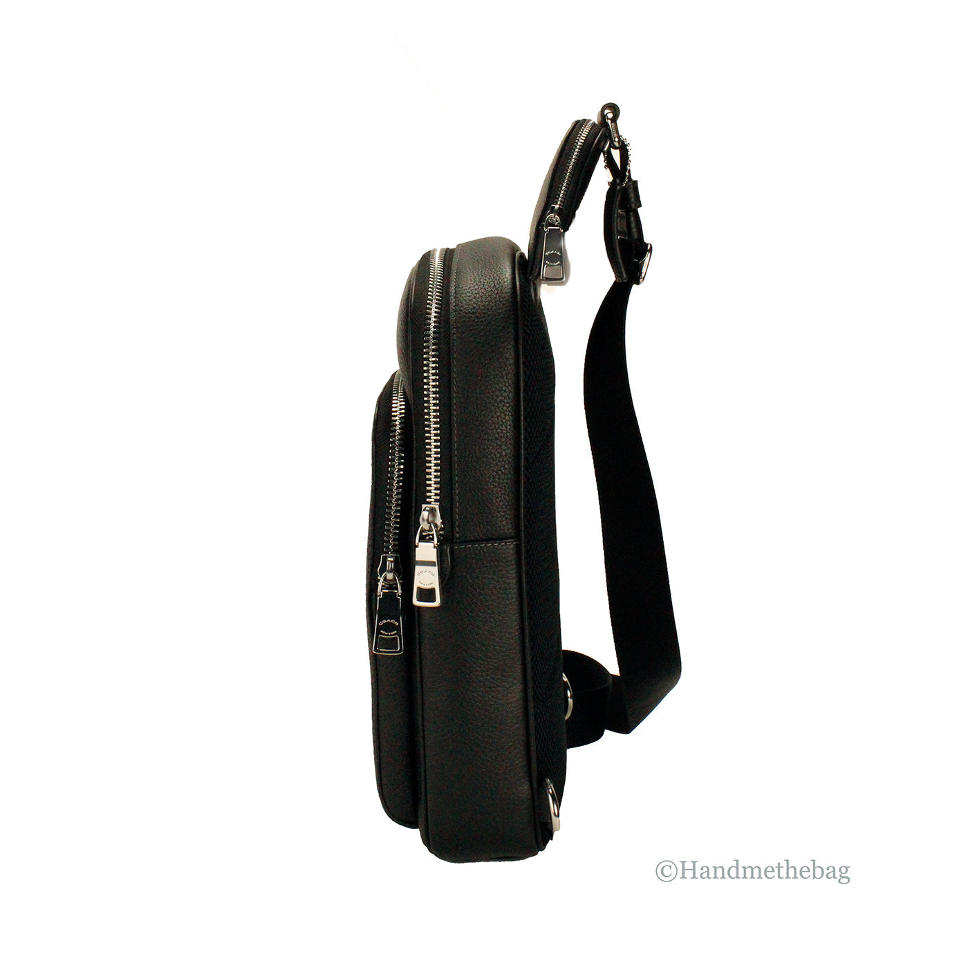 Coach Ethan Pebbled Leather Shoulder Sling