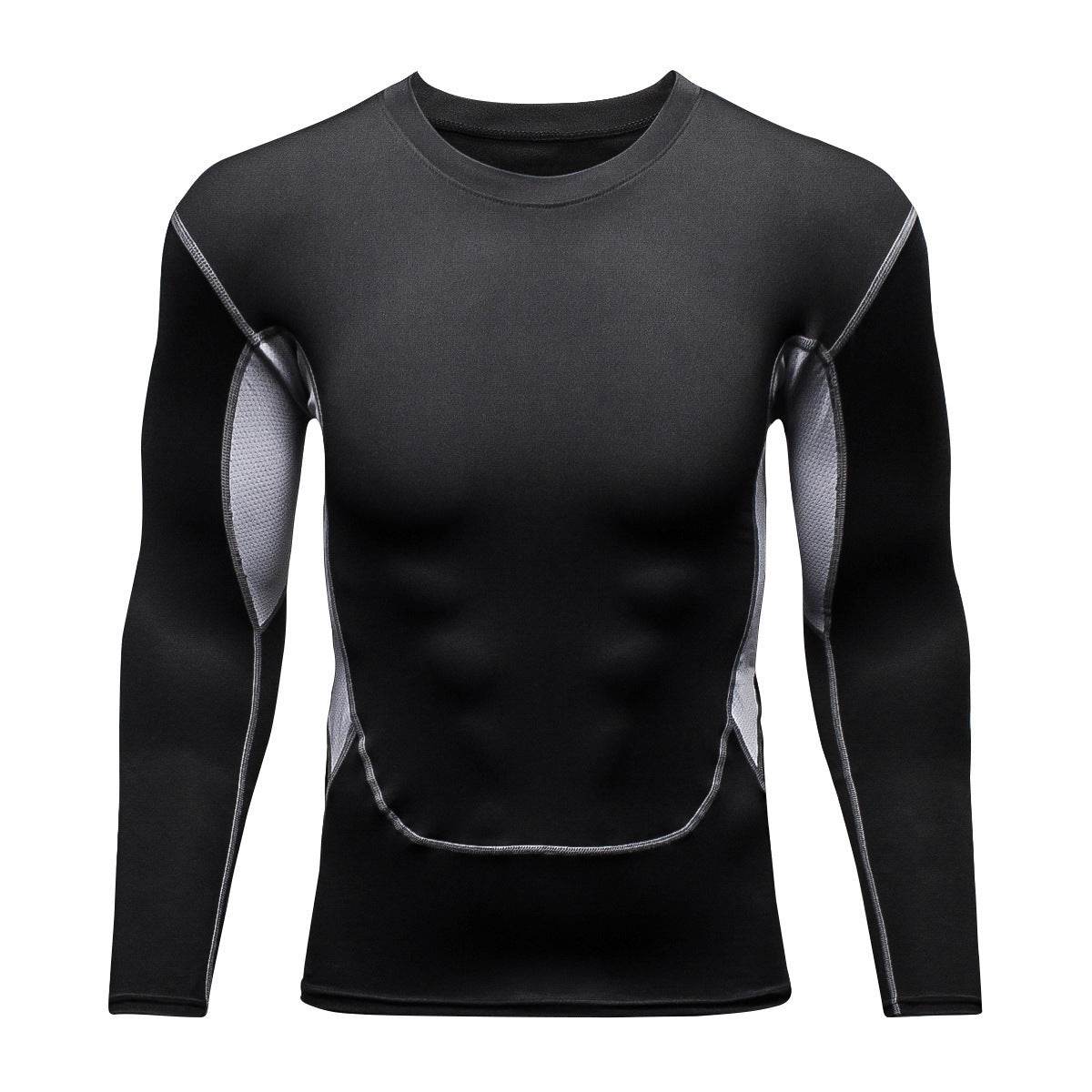 Men's Sports Quick-drying Long sleeve Workout Fitness T-shirt top - Velora