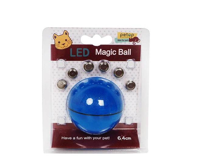LED Laser Electronic Rolling Pet Funny Cat Toy Ball - Velora