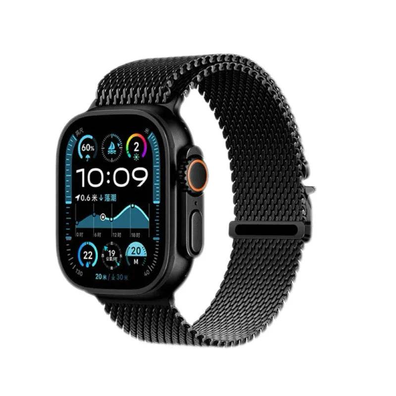 Fashion Titanium Parachute Buckle Milanis Watch Strap - Velora