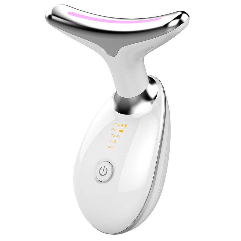 LED neck beauty device - Photon Therapy Neck Beauty Anti Wrinkle Machine EMS Tighten Massager - Velora