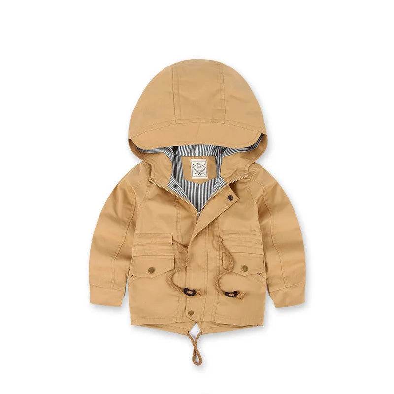 Children Cashmere Hoodie Windproof Winter jacket kids - Velora