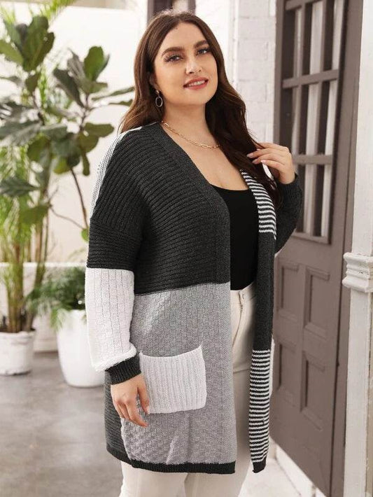 Large Women's Knitted Cardigan - Velora