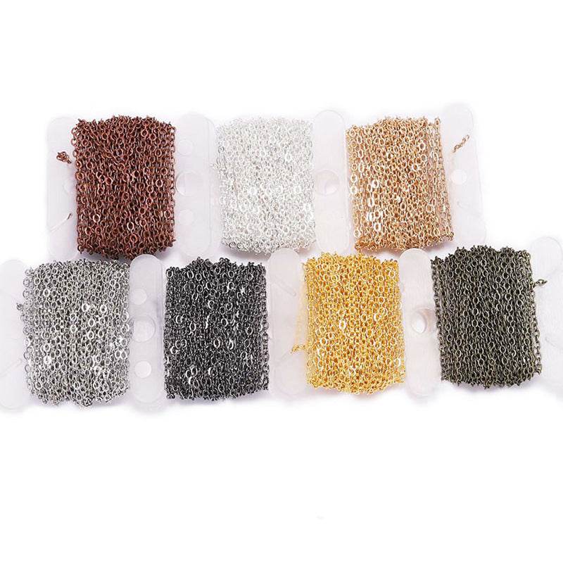 Thin Metal Crushed O-Chain rolls - Velora