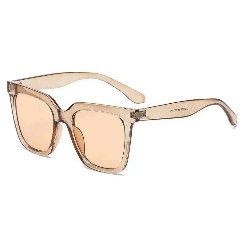 European And American Women Oversized Vintage Polarized Sunglasses Square Cute Trendy Classic Simple shade - Velora