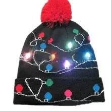 LED Light Christmas  Beanies