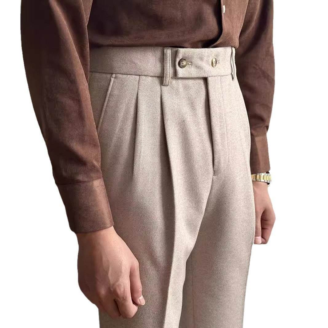 Straight Fitted All-matching formal business Office Work Suit Pants trouser For Men - Velora