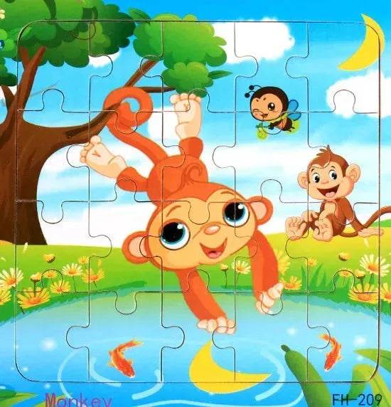 Wooden jigsaw puzzle toy - Velora